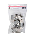 Office Depot® Brand Binder Clips, Small, 3/4" Wide, 3/8" Capacity, Silver, Pack Of 24