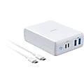Anker PowerPort Atom PD 4 Wall Charger with USB-C Cable B2041 - Anker - USB-C 100W PD 4 PowerPort Atom with 6ft USB-C Cable - White 1 thumbnail image