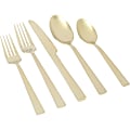 Gibson Elite Earlston 20-Piece Stainless Steel Flatware Set, Champagne Gold 1 thumbnail image