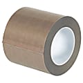 Office Depot® Brand PTFE Glass Cloth Tape, 3 Mils, 3" Core, 4" x 54', Brown