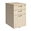 Bush Business Furniture Easy Office 3 Drawer Rolling File Cabinet, Natural Elm, Standard Delivery 1 thumbnail image