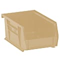 Partners Brand Plastic Stack & Hang Bin Boxes, Small Size, 9 1/4" x 6" x 5", Ivory, Pack Of 12 1 thumbnail image