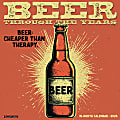 2026 Willow Creek Press Art & Design Monthly Wall Calendar, 12" x 12", Beer—Through the Years, January To December, 50170 1 thumbnail image