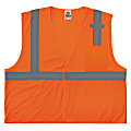Ergodyne GloWear Mesh Hi-Vis Safety Vest, Medium, Orange