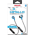 Maxell Bass13 Earset - Stereo - Wireless - Bluetooth - Earbud - Binaural - In-ear - Blue 1 thumbnail image