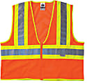 Ergodyne GloWear Safety Vest, Type R Class 2, 2X/3X, 2-Tone Lime, 8230Z 1 thumbnail image