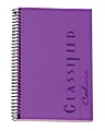 TOPS® Classified™ Colors Business Notebook, 5 1/2" x 8 1/2", 1 Subject, Narrow Ruled, 100 Sheets, Orchid Cover 1 thumbnail image