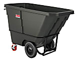 Suncast Commercial Tilt Truck, Heavy Duty, 1 Cu Yd., 45-1/8"H x 33-7/8"W x 70"D, Black 1 thumbnail image