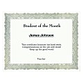 St. James Design Bond™ Blank Certificates, Gioche Green, 8 1/2" x 11", Pack Of 100 1 thumbnail image