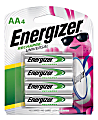 Energizer® Rechargeable NiMH AA Batteries, Pack Of 4 1 thumbnail image