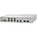 Cisco 3560-CX Switch 6 GE PoE+, 2 MultiGE PoE+, uplinks: 2 x 10G SFP+, IP Base - 8 Ports - Manageable - Gigabit Ethernet, 10 Gigabit Ethernet - 10/100/1000Base-TX, 10GBase-X - 3 Layer Supported - Modular - Power Supply