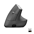 Logitech MX Vertical Advanced Ergonomic Wireless Mouse, Control and Move Content Between 3 Windows and Apple Computers, Graphite - 910-005447 1 thumbnail image