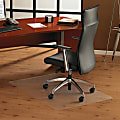 Floortex Cleartex® Unomat Anti-Slip Rectangular Chair Mat Hard Floors and Carpet Tiles, 48"W x 53"L, Clear, 1 Mat