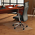 Floortex Cleartex® Unomat Anti-Slip Rectangular Chair Mat Hard Floors and Carpet Tiles, 48"W x 53"L, Clear, 1 Mat 1 thumbnail image