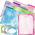 Barker Creek Get Organized File Folder Set, 1/3-Cut Tab, Letter Size, Pink Tie-Dye, Set Of 107 Pieces 1 thumbnail image