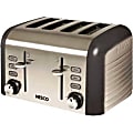 Nesco Four Slice Toaster - (Thunder Grey) - 1600 W - Toast, Bagel, Reheat - Thunder Gray