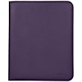 Ben Sherman Saffiano Bifold Writing Pad, 12"H x 10"W x 1/4"D, Purple 1 thumbnail image