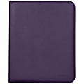 Ben Sherman Saffiano Bifold Writing Pad, 12"H x 10"W x 1/4"D, Purple