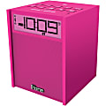 iHome iBN180 Desktop Clock Radio, 4 1/2"H x 3 5/8"W x 3 3/4"D, Pink