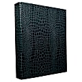 Aurora® GB PROformance II Binder, 1" Rings, 70% Recycled, Black Simulated Leather 1 thumbnail image
