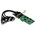 StarTech.com 4 Port PCI Express PCIe Serial Combo Card - 2 x RS232 2 x RS422 / RS485 1 thumbnail image