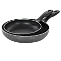 Oster Clairborne 2-Piece Non-Stick Aluminum Frying Pan Set, Charcoal Gray 1 thumbnail image