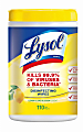 Lysol® Disinfecting Wipes, Lemon & Lime Blossom Scent, Tub Of 110 1 thumbnail image