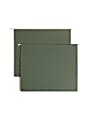 Smead® Premium Box-Bottom Hanging Folders, 1" Expansion, Letter Size, Standard Green, Box Of 25