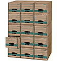 Bankers Box® Stor/Drawer® Steel Plus™ Drawer File, Letter Size, 100% Recycled, 23 1/4" x 12 1/2" x 10 3/8", Green