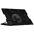 Argom Tech-Adjustable Cooling Pad For Notebooks Up To 17”, 5-7/16”H x 5/8”W x 5-1/2”D, Black 1 thumbnail image
