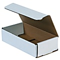 Partners Brand Corrugated Mailers 9" x 4" x 2", White, Bundle of 50