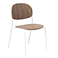 KFI Studios Tioga Guest Chair, Beech/White