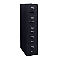 WorkPro® 26-1/2”D Vertical 5-Drawer File Cabinet, Black 1 thumbnail image