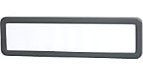 Office Depot® Brand Cubicle Name Plate, 2 5/8" x 9 1/8" x 7/8", 30% Recycled, Charcoal 1 thumbnail image