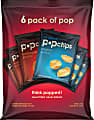 PopChips Single-Serve Variety Pack, Original/BBQ, 4.8 Oz, Pack Of 6