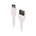 Duracell® Sync And Charge USB Cable For Apple® iPhone® 5, Apple® iPad® And iPod®, 6', White
