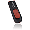 ADATA Classic Series C008 - USB flash drive - 64 GB - USB 2.0 - black, red
