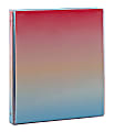 Office Depot® Fashion 3-Ring Binder, 1" Round Rings, Ombre Sunset 1 thumbnail image