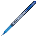 Pilot® Liquid Ink Razor Point Pens, Extra-Fine Point, 0.3 mm, Graphite Barrel, Blue Ink, Pack Of 12 Pens