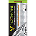 Pilot® Liquid Ink Razor Point Pens, Extra-Fine Point, 0.3 mm, Graphite Barrel, Black Ink, Pack Of 12 Pens 1 thumbnail image