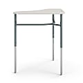 HON SmartLink 36”W Triangle Student Desks, White, Set Of 2 Desks 1 thumbnail image