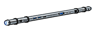 j5create JUD500 Ultra Station, 1" x 15" x 1", Silver 1 thumbnail image