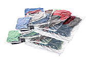 Samsonite® Compression Bag Kit, 12 Pieces, 31 1/2"H x 23 5/8"W x 1/2"D, Clear