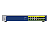 Netgear GS516PP Ethernet Switch - 16 Ports - 2 Layer Supported - 316.10 W Power Consumption - 260 W PoE Budget - GS516PP100NAS 1 thumbnail image