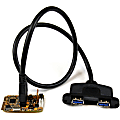 StarTech.com 2 Port SuperSpeed Mini PCI Express USB 3.0 Adapter Card w/ Bracket Kit and UASP Support 1 thumbnail image