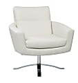 Office Star™ Avenue Six Nova Arm Chair, White/Chrome