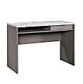 Sauder® East Rock 44"W Writing Desk, Ashen Oak/Faux White Marble 1 thumbnail image
