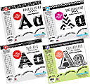 Barker Creek Letter Pop-Outs, 4", Black/White, Set Of 999 Pop-Outs 1 thumbnail image
