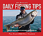 Willow Creek Press Page-A-Day Daily Desk Calendar, 5-1/2" x 6-1/4", Daily Fishing Tip, January To December 2022 1 thumbnail image