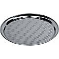 Winco Stainless Steel Round Serving Tray, 14"